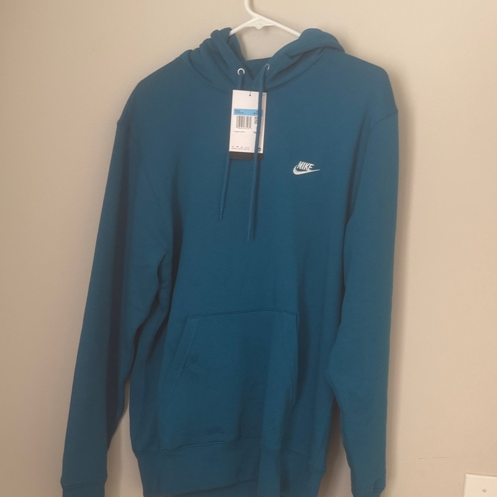 Nike Men's Teal Hoodie
